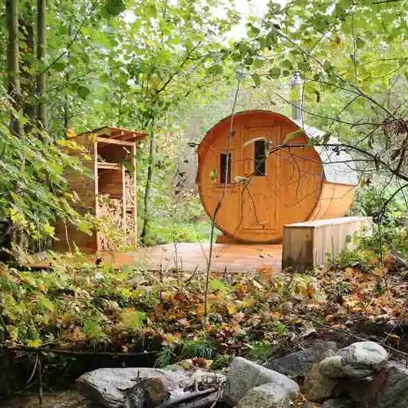 malá finská sauna v Loučné